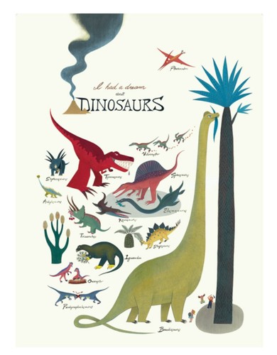 공룡놀이 영어공부 포스터