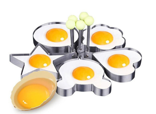 스텐레스 모양 계란 달랼 후라이틀 2p세트